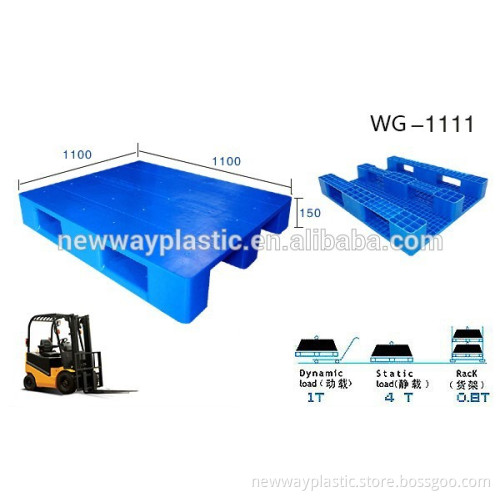 WG1111 Flat face VIRGIN HDPE plastic pallet